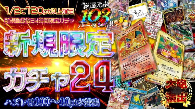 新規限定ガチャ24